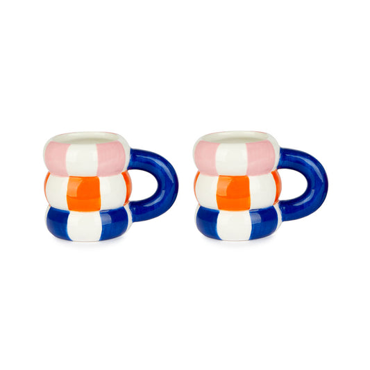 Set 2st kaffekoppar balvi floats